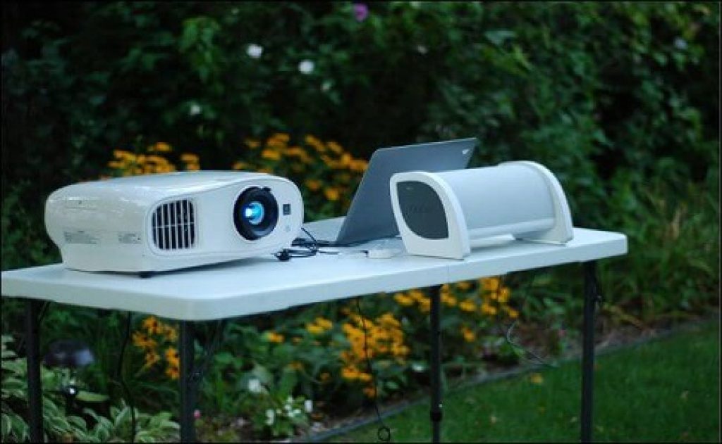 best outdoor projector